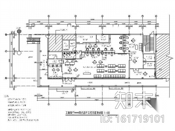 中国工商银行某网点装修施工图施工图下载【ID:161719101】