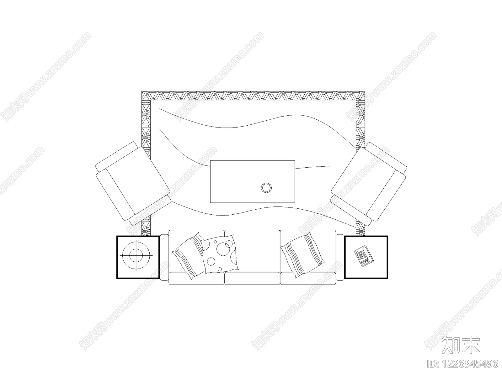 现代家装图库CAD图纸