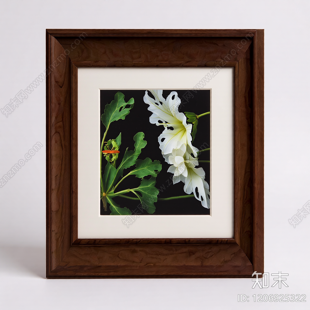 木质画框装饰画3D模型下载【ID:1206925322】