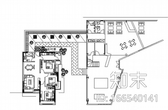 售楼部植物景观设计方案施工图下载【ID:166540141】