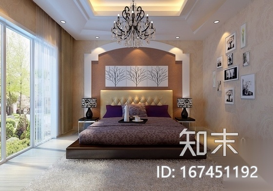 [南通]现代时尚风情三层别墅装修图（含效果）cad施工图下载【ID:167451192】