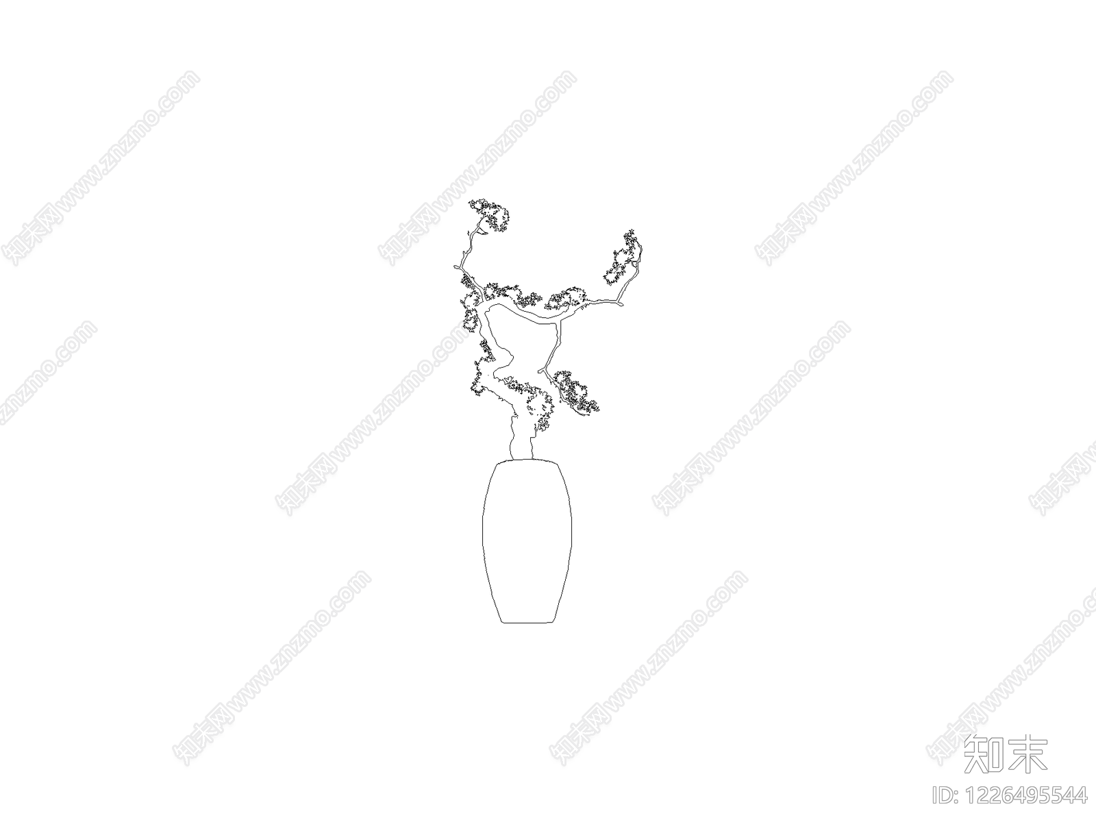 新中式摆件CAD图纸