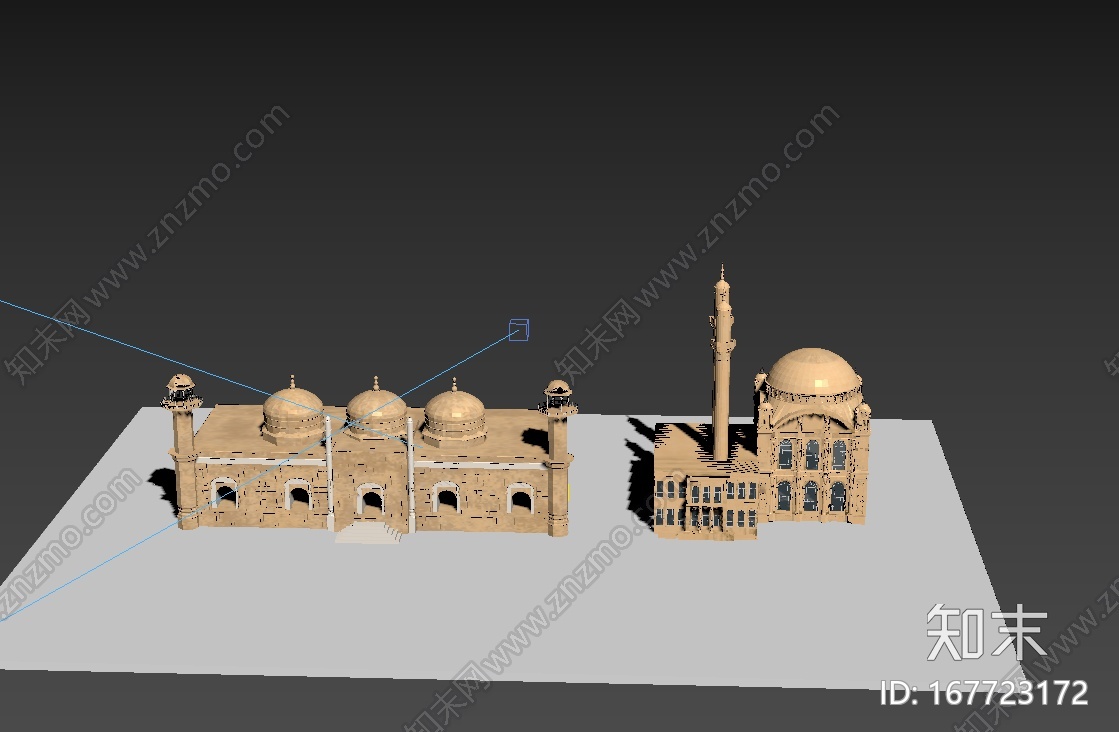 欧式建筑CG模型下载【ID:167723172】