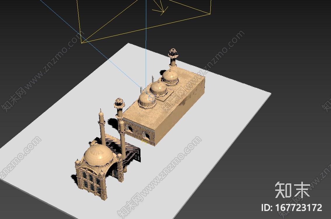 欧式建筑CG模型下载【ID:167723172】