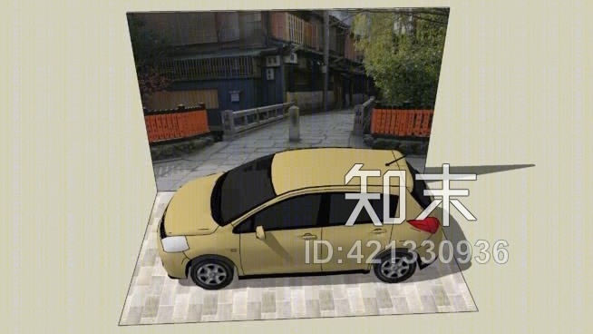 日产骐达（hatchback）SU模型下载【ID:421330936】
