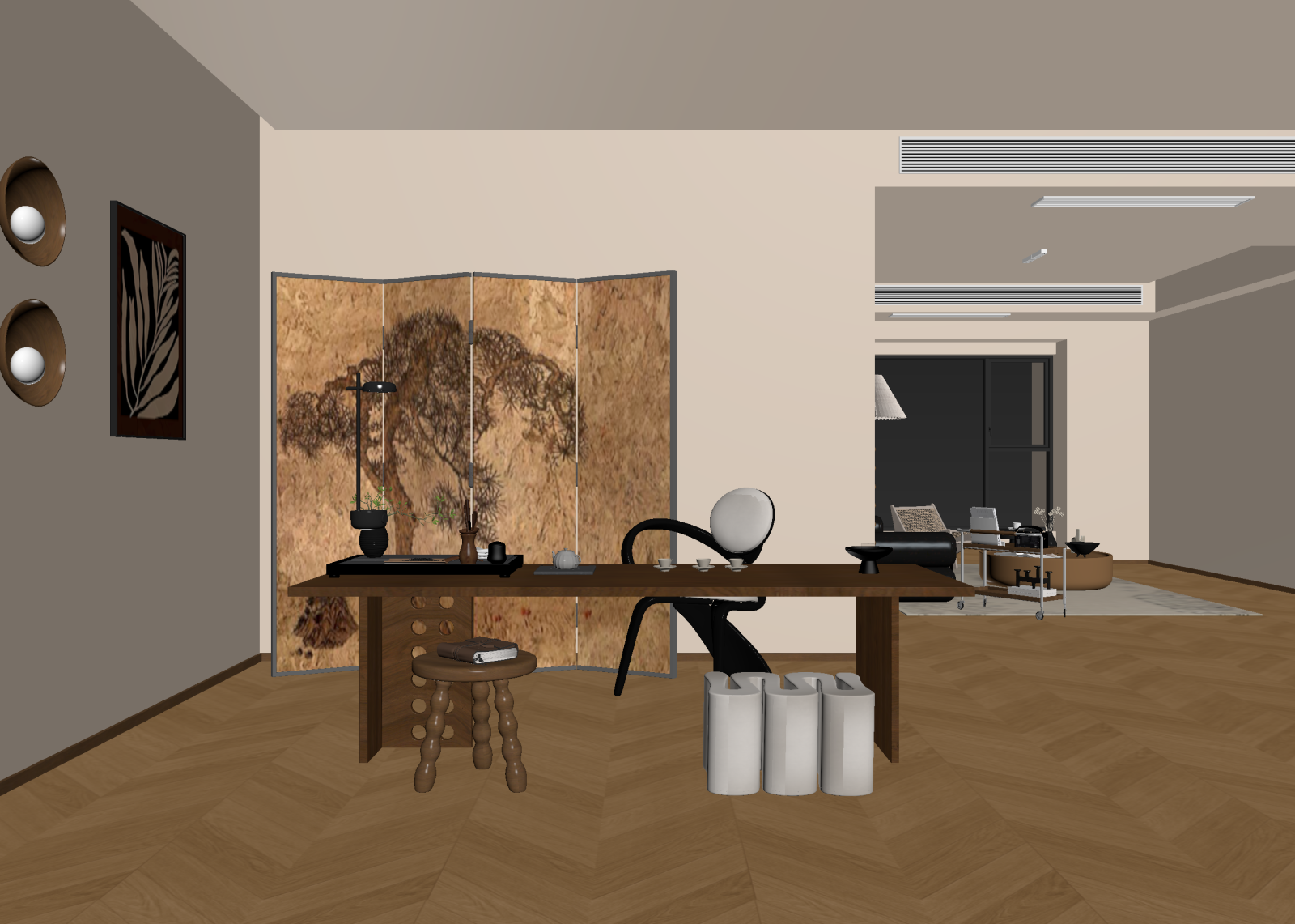 中古书房3D模型下载【ID:1214739351】