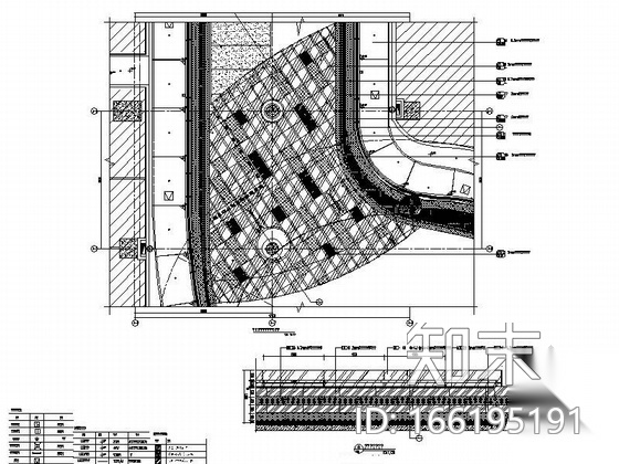 [河北]购物公园椭圆中庭施工图cad施工图下载【ID:166195191】