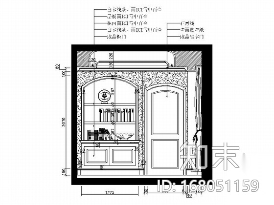 [北京]独特精装三层欧式别墅装修图（含实景）cad施工图下载【ID:168051159】