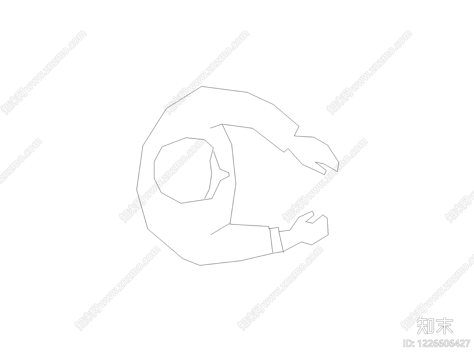 人物cad施工图下载【ID:1226606427】