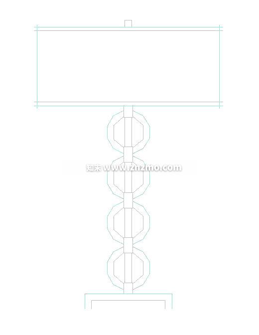 台灯cad施工图下载【ID:181096184】