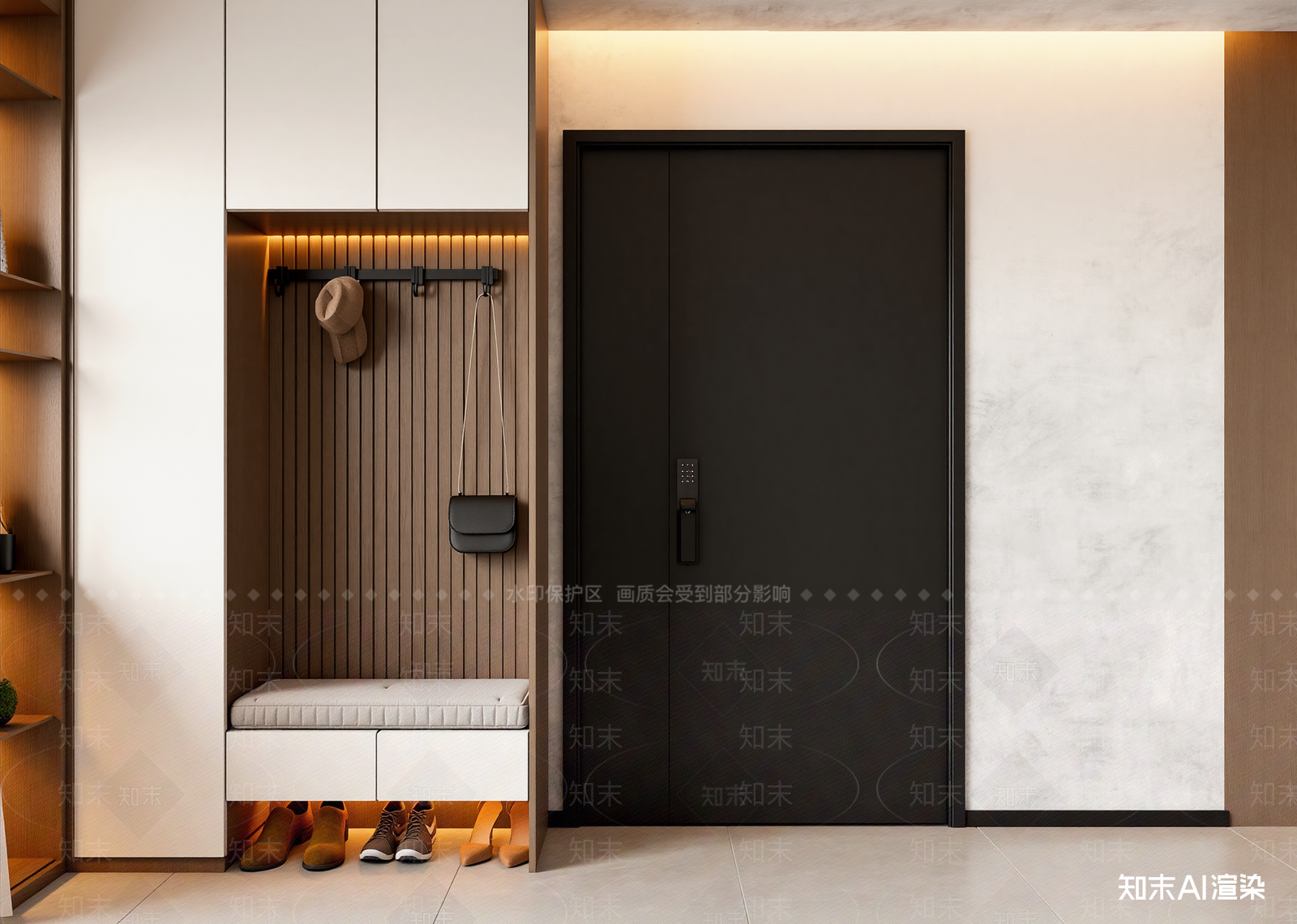 现代玄关3D模型下载【ID:1215133238】