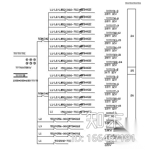 某水景喷泉电气系统图cad施工图下载【ID:166467191】