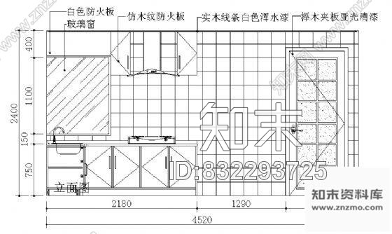 图块/节点厨房室内装修01施工图下载【ID:832293725】