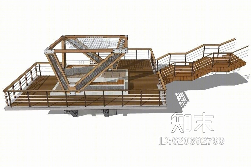 观景台SU模型下载【ID:620692798】