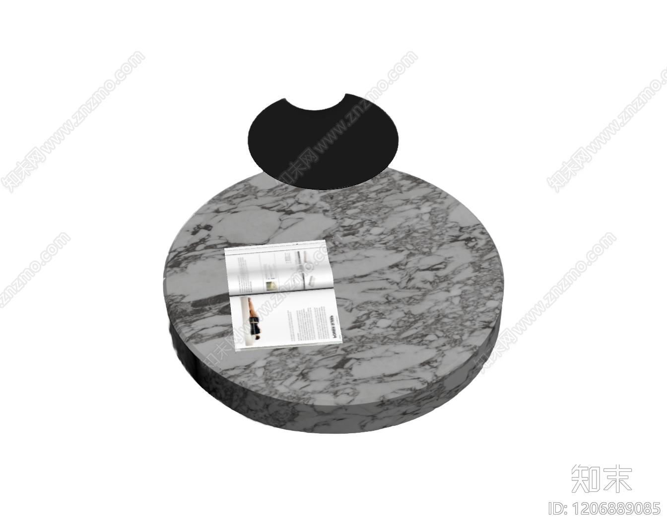 大理石茶几组合3D模型下载【ID:1206889085】