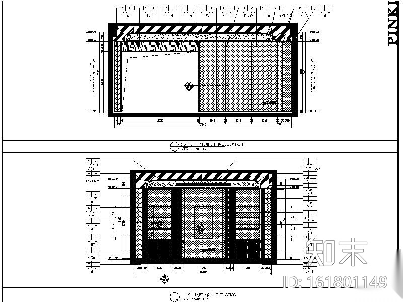 [佛山]知名设计新中式与现代简约别墅样板房设计施工图...cad施工图下载【ID:161801149】