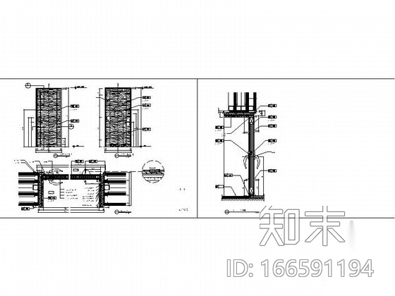 酒店客房房门施工图下载【ID:166591194】