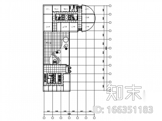 [毕业设计]大型现代风格超高层商业单体建筑设计施工图cad施工图下载【ID:166351183】