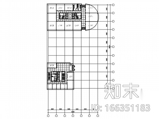 [毕业设计]大型现代风格超高层商业单体建筑设计施工图cad施工图下载【ID:166351183】