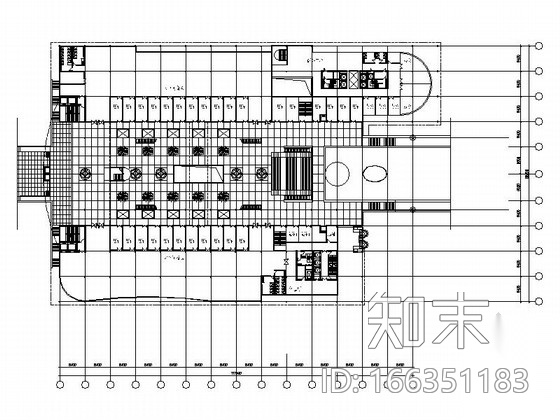 [毕业设计]大型现代风格超高层商业单体建筑设计施工图cad施工图下载【ID:166351183】