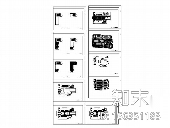 [毕业设计]大型现代风格超高层商业单体建筑设计施工图cad施工图下载【ID:166351183】