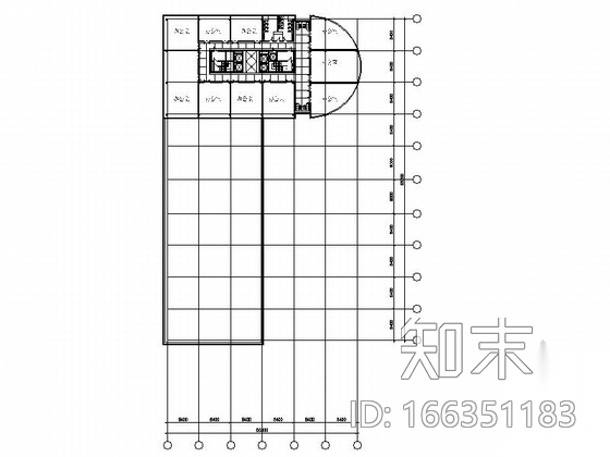 [毕业设计]大型现代风格超高层商业单体建筑设计施工图cad施工图下载【ID:166351183】