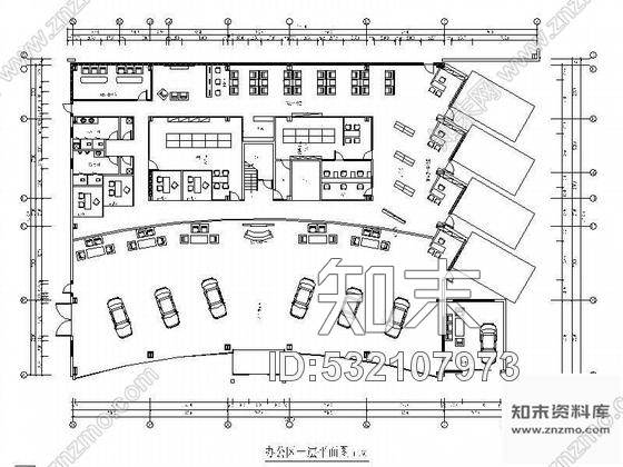 施工图广汽TOYOTA销售店设计施工图cad施工图下载【ID:532107973】