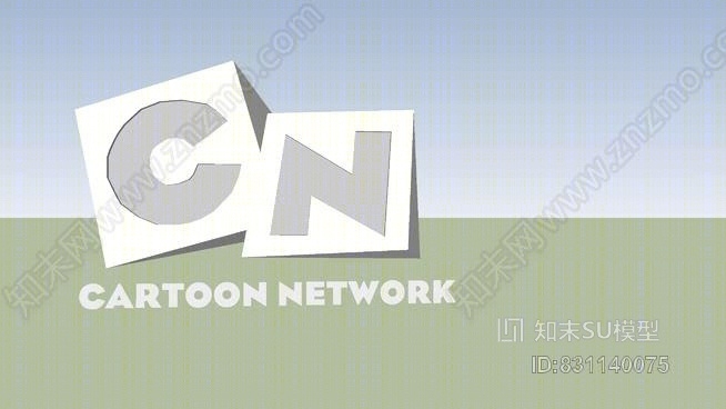 卡通网络（2004—10）标志（Nood时代）SU模型下载【ID:831140075】