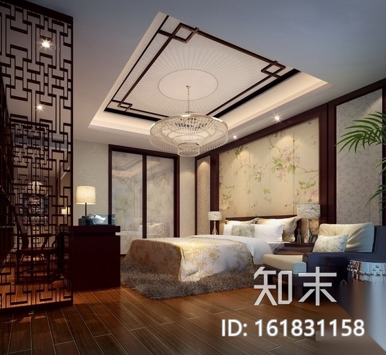 [苏州]现代新古典中式双层别墅装修图（含效果）施工图下载【ID:161831158】