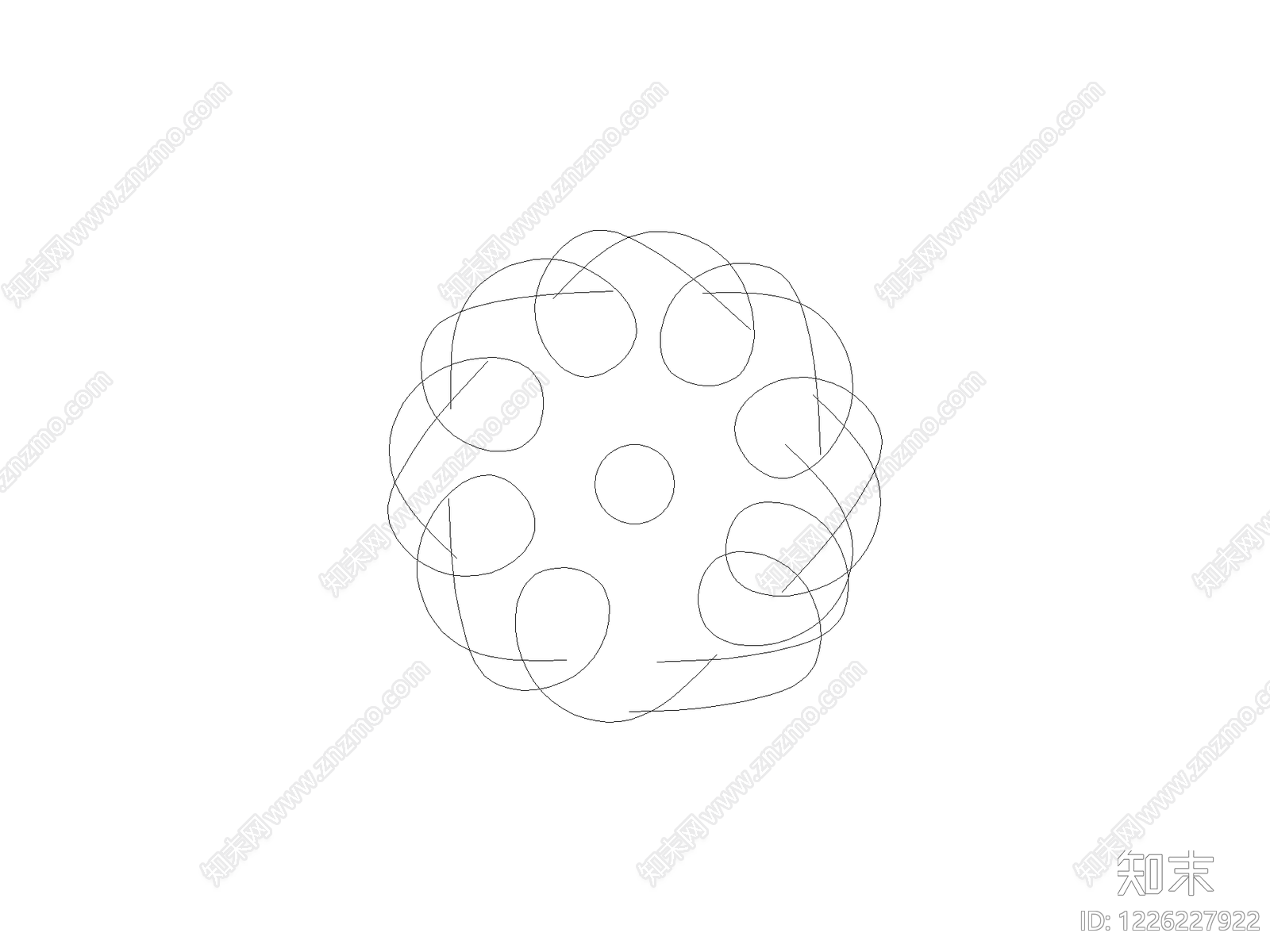 现代填充图案CAD图纸