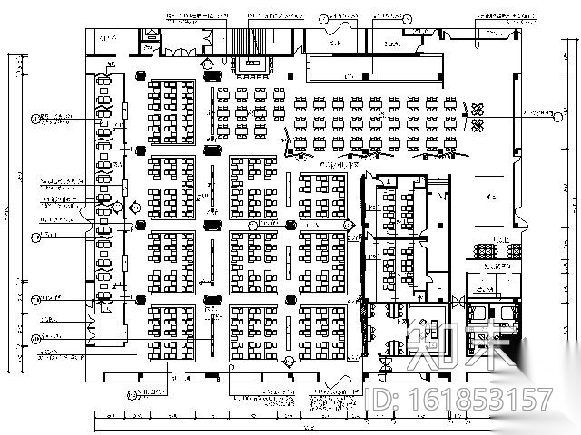 会所康体娱乐休息厅施工图（含效果）施工图下载【ID:161853157】