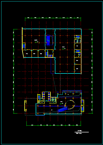 [南京]现代风格综合楼办公楼（CAD+SU+文本）cad施工图下载【ID:165944115】