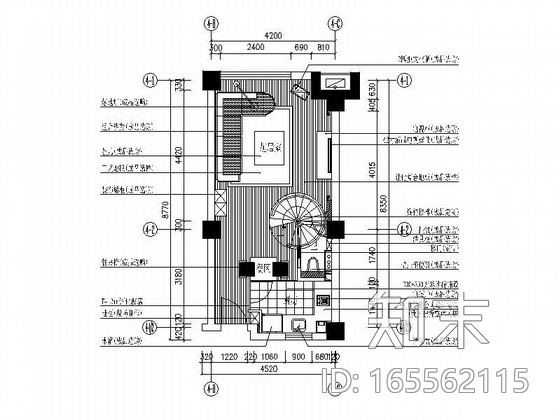 [杭州]某单身公寓施工图（含效果）施工图下载【ID:165562115】