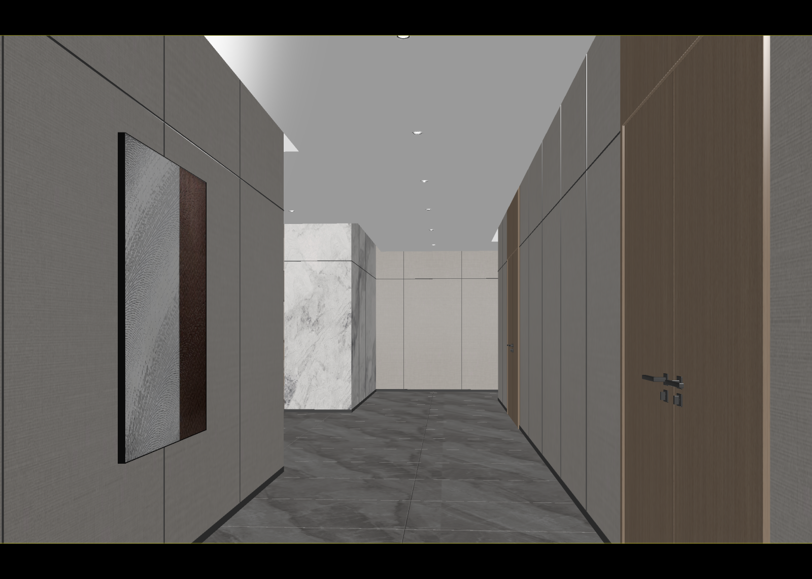 现代走廊3D模型下载【ID:1214708938】
