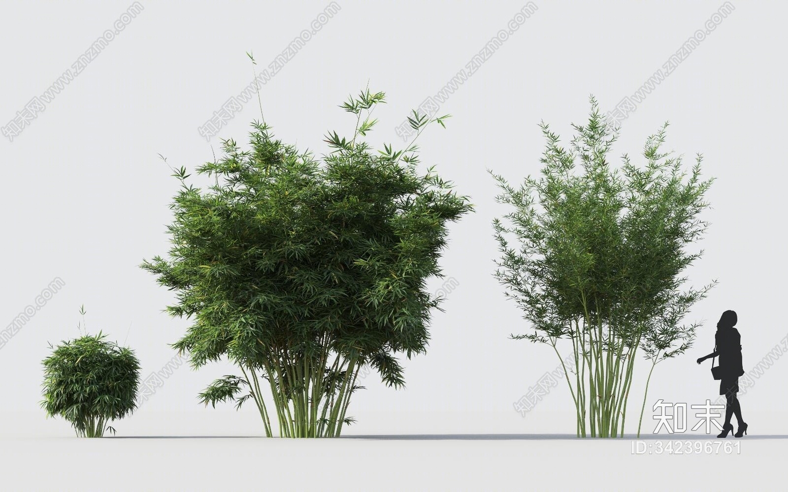 现代竹子3D模型下载【ID:342396761】