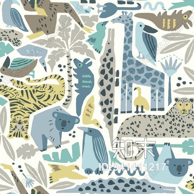 动物壁纸贴图下载【ID:941411217】
