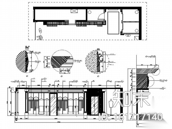 国际品牌男装形象店装修图cad施工图下载【ID:161717140】