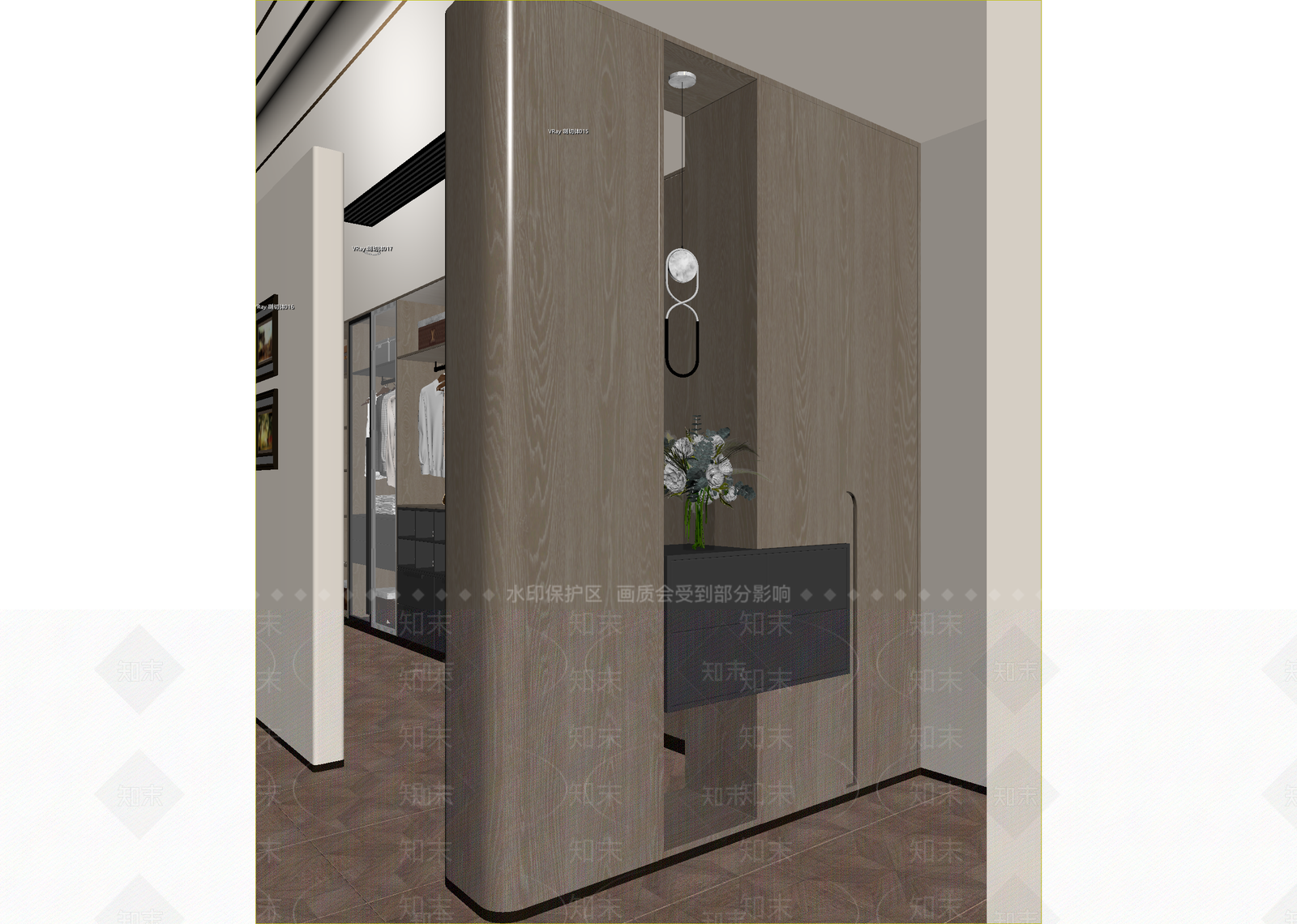 意式衣帽间3D模型下载【ID:1214798795】