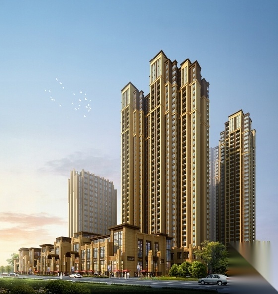 [四川]artdeco风格住宅小区规划设计方案文本（含CADcad施工图下载【ID:149529121】