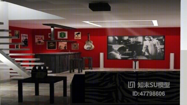 影音室SU模型下载【ID:47798606】