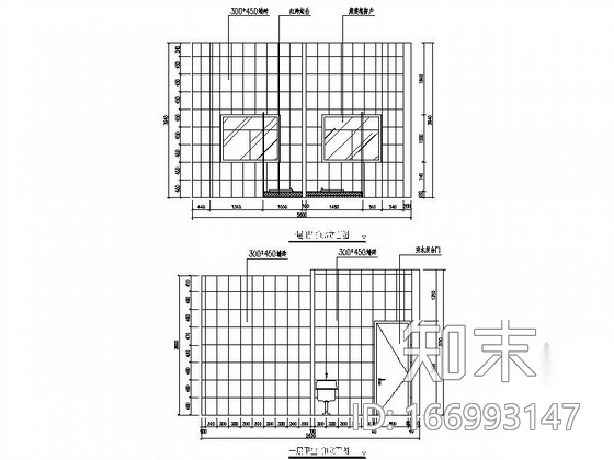 [鄂尔多斯]新技术工业园区现代办公楼装修施工图（含效果...cad施工图下载【ID:166993147】