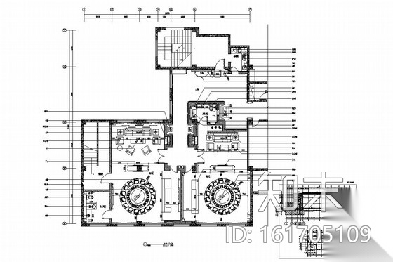 [上海]优雅舒适粤菜酒楼豪华包间装修图施工图下载【ID:161705109】