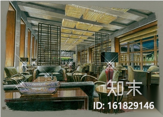 [杭州]西子湖畔江南庭院式高档时尚度假酒店装修施工图...cad施工图下载【ID:161829146】