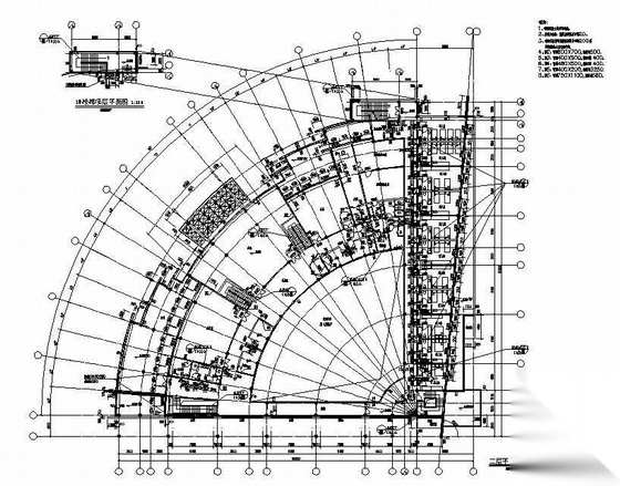 [北京]某二层售楼处建筑施工图cad施工图下载【ID:165400101】