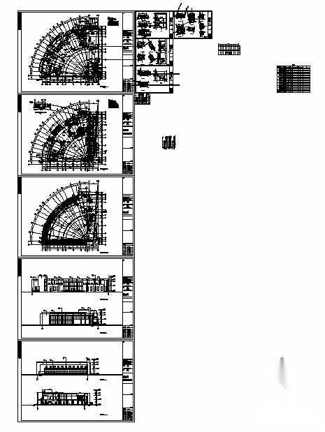 [北京]某二层售楼处建筑施工图cad施工图下载【ID:165400101】