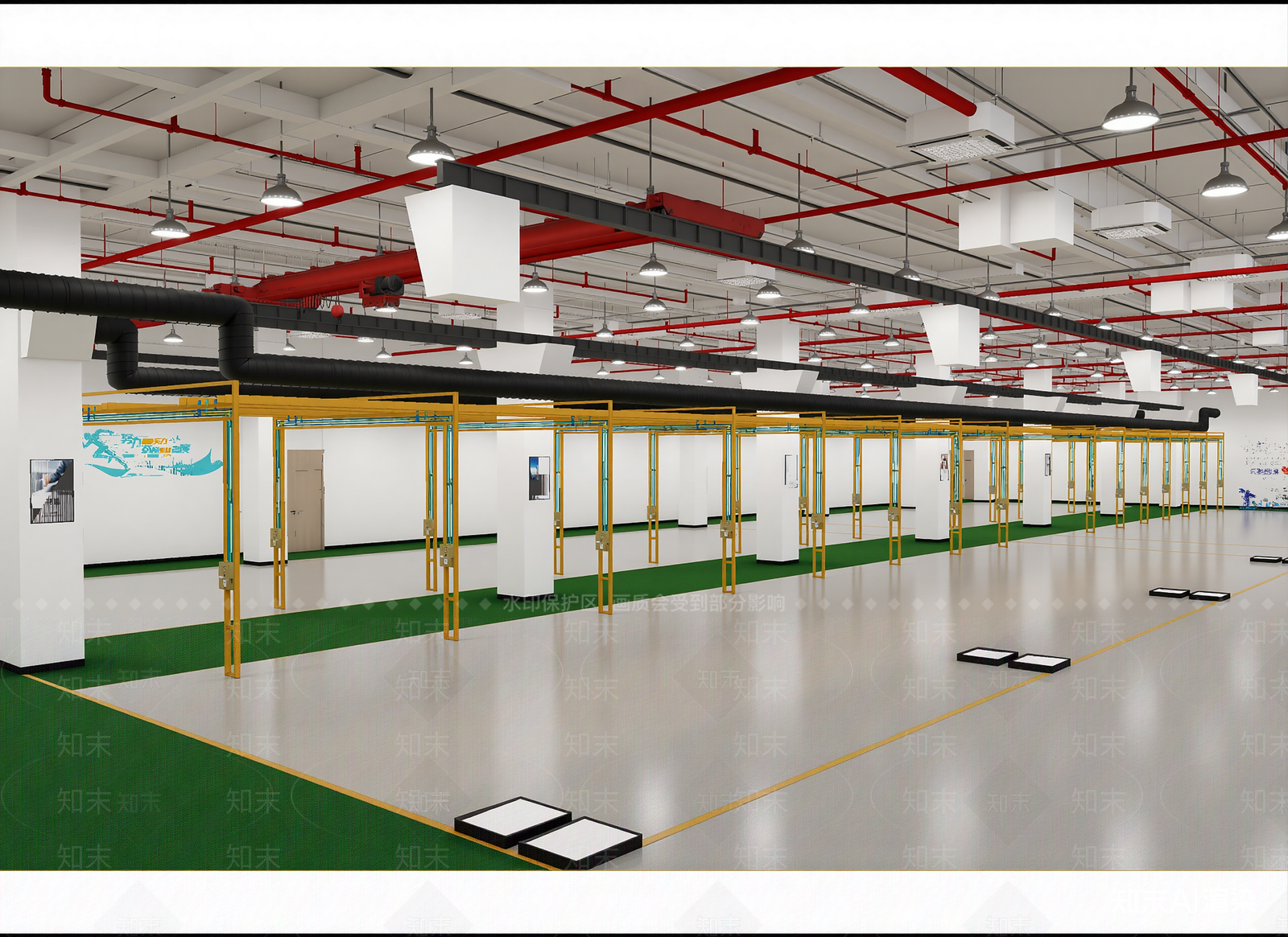 现代车间3D模型下载【ID:1215106748】