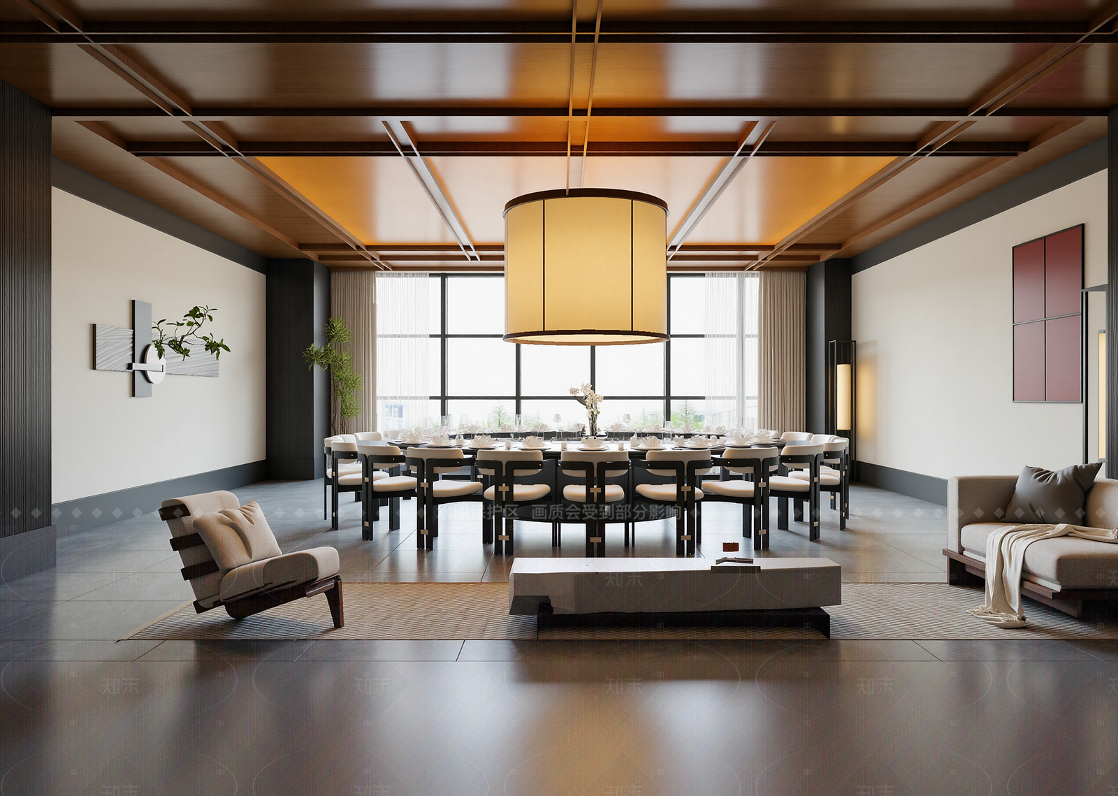 中古酒店餐厅3D模型下载【ID:1214986636】
