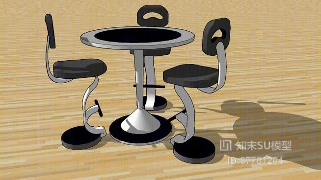 吧凳SU模型下载【ID:87781264】