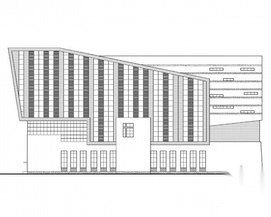 某青少年体育中心三层体育综合训练馆建筑扩初图施工图下载【ID:165744156】