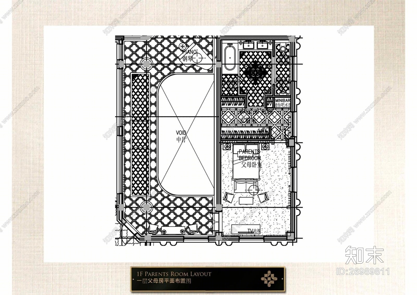 HBA--宁波总裁顶级别墅CAD施工图纸施工图下载【ID:26989811】